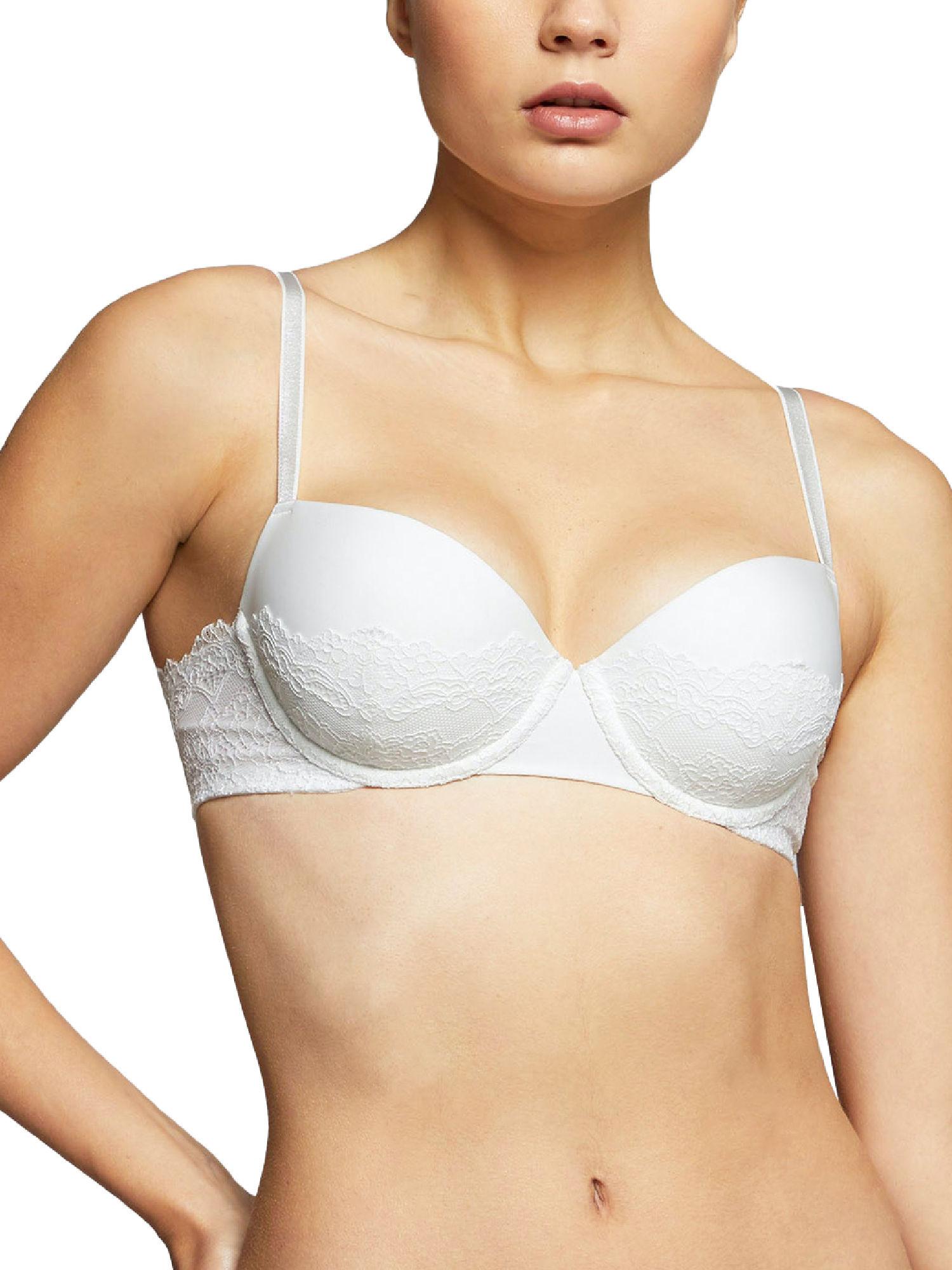 orchidea silk padded balconette bra