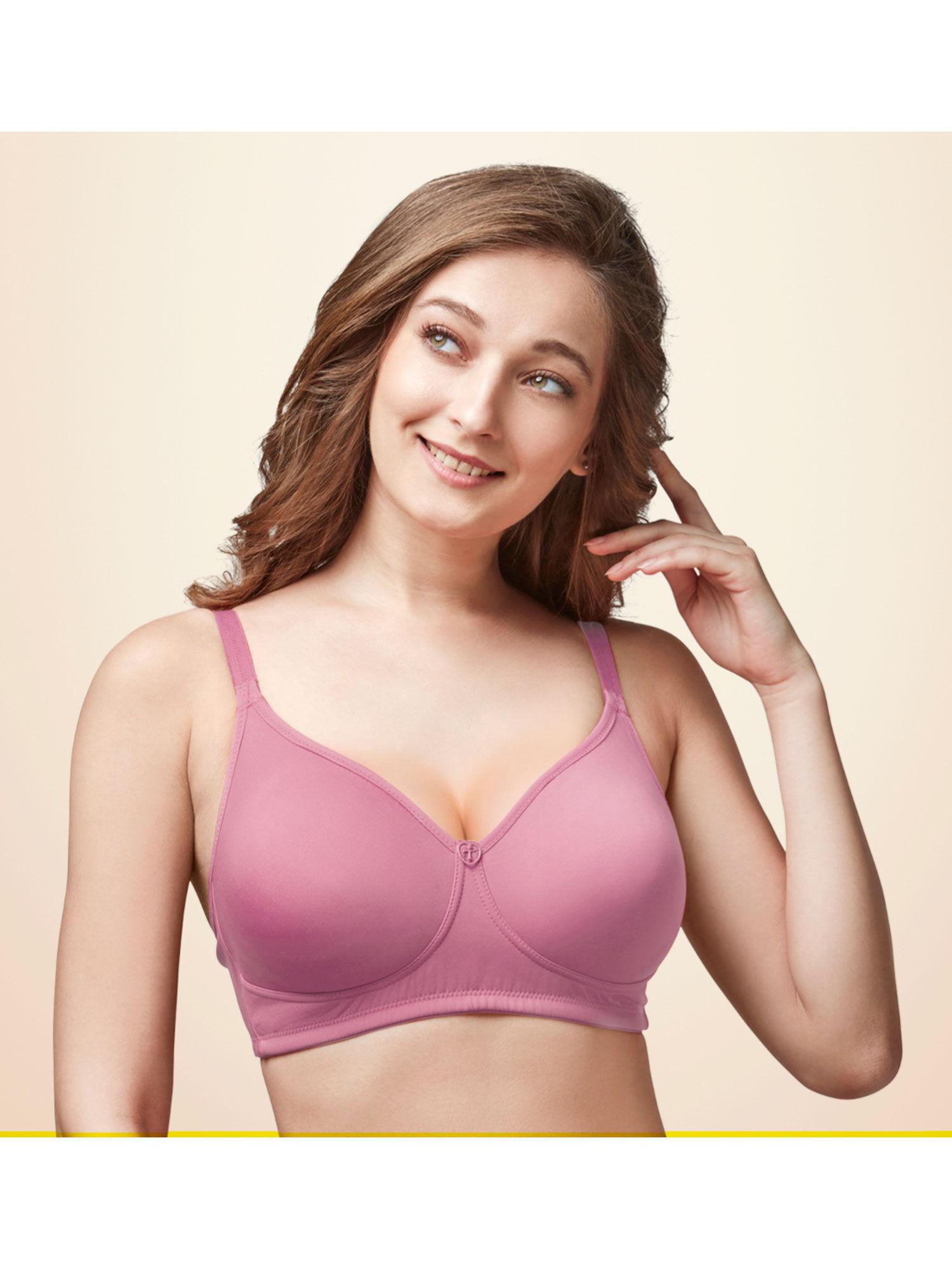 oreal women non padded full cup bra - purple