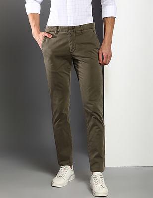 organic cotton bleecker fit casual trousers