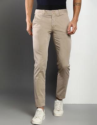 organic cotton bleecker slim fit casual trousers