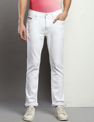 organic cotton slim fit twill jeans