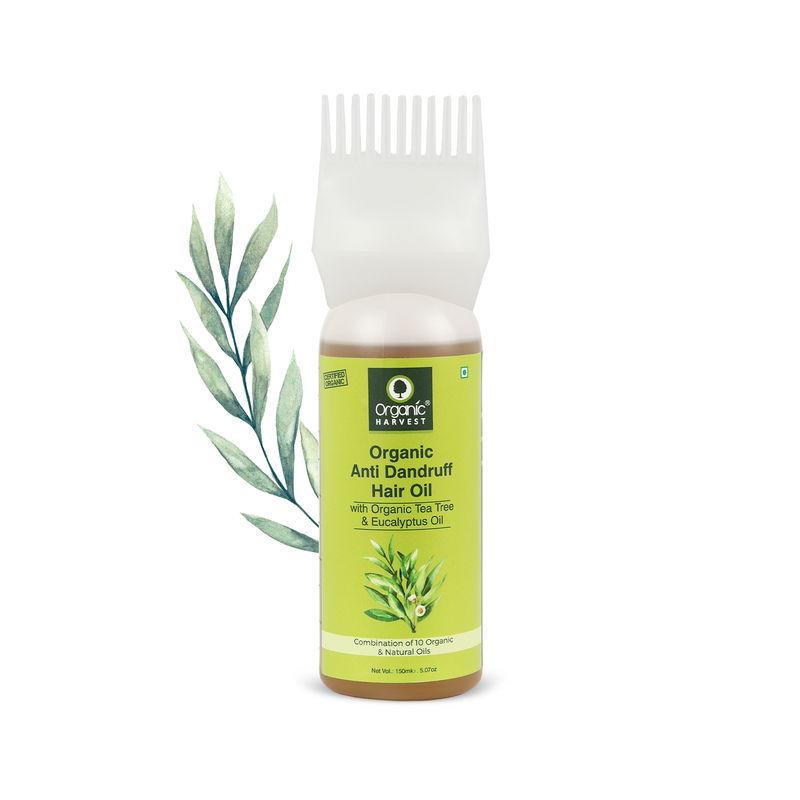 organic harvest anti dandruff tea tree hair oil