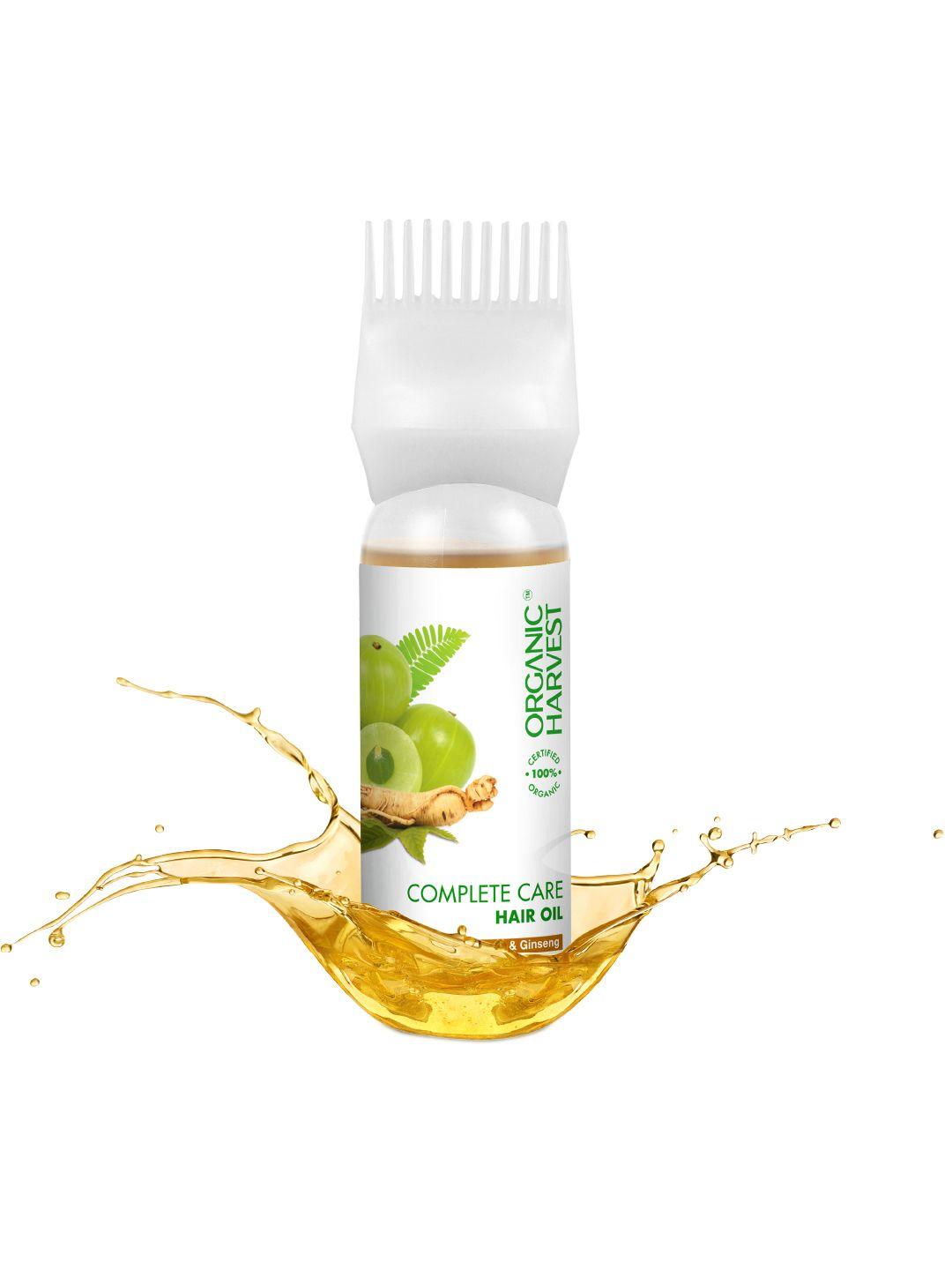 organic harvest complete care hair oil with amla & ginseng extracts