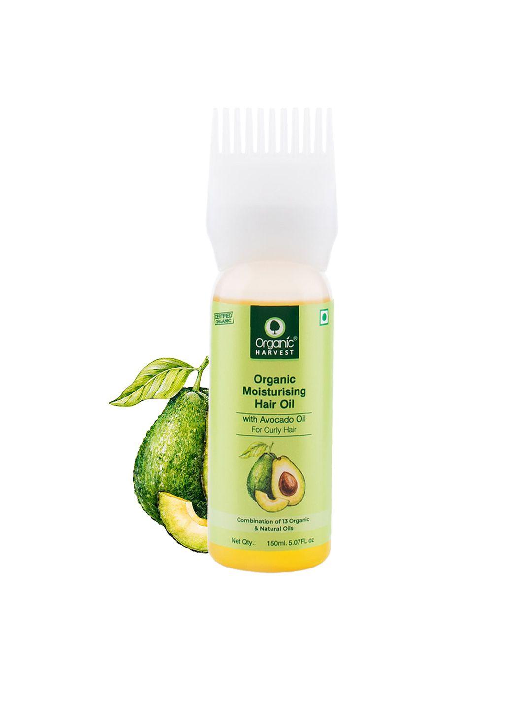 organic harvest cruelty free moisturizing hair oil with avocado oil for curly hair- 150 ml