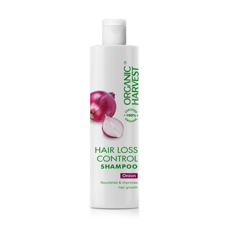 organic harvest hair loss control shampoo: onion extracts suitable for hair loss