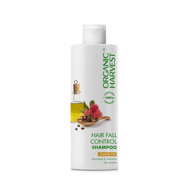 organic harvest hairfall control shampoo for women infused with castor oil | for all type of hairs