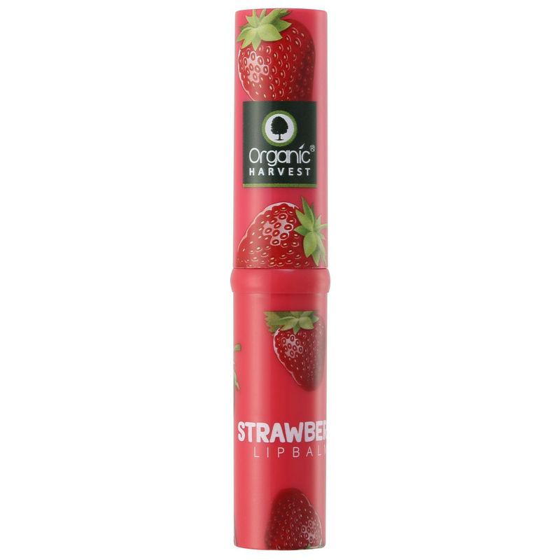 organic harvest strawberry lip balm - velvet red