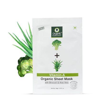 organic harvest youthful glow sheet mask enriched with bakuchiol (20 g)
