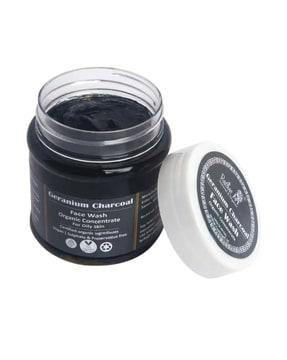 organic concentrate geranium charcoal facewash