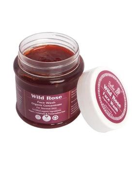organic concentrate wild rose face wash