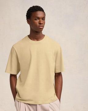 organic cotton boxy fit crew-neck t-shirt