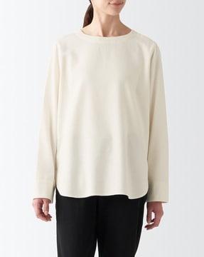 organic cotton flannel blouse