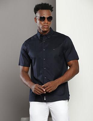 organic cotton flex poplin shirt