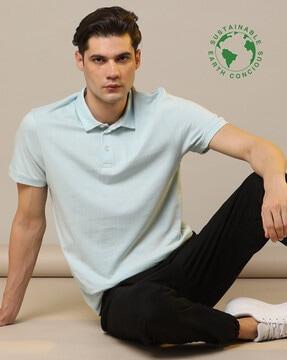 organic cotton polo t-shirt