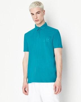 organic cotton regular fit polo t-shirt