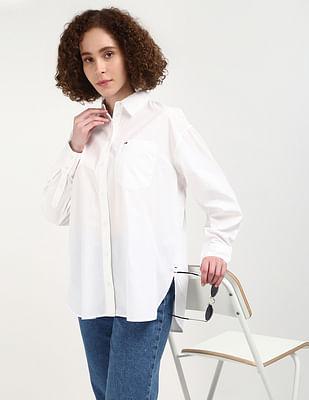 organic cotton relaxed essential shirt