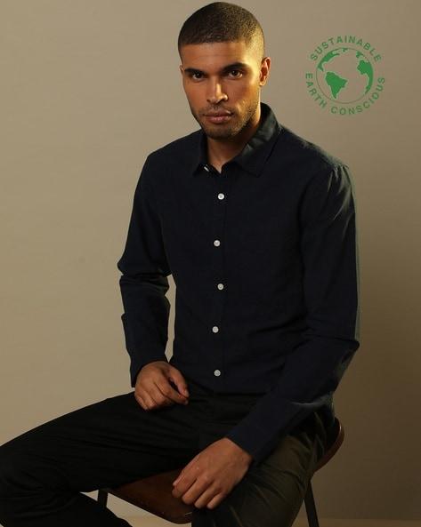 organic cotton shirt with patch pocket