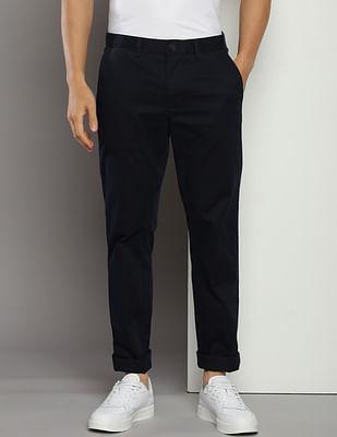 organic cotton solid trousers