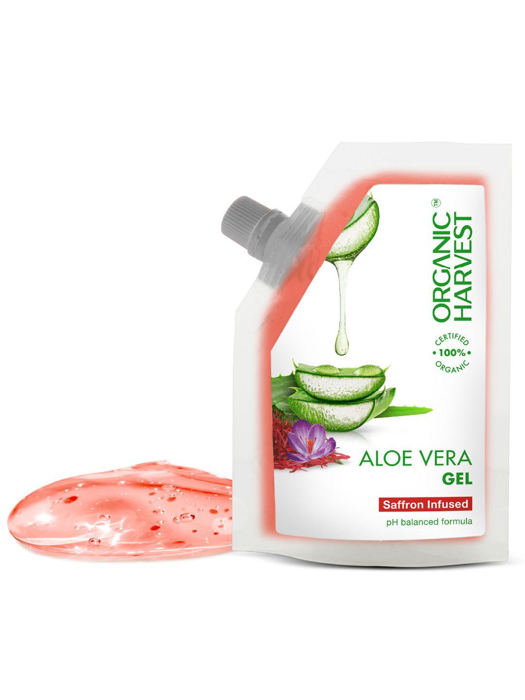 organic harvest aloe vera gel with saffron extracts