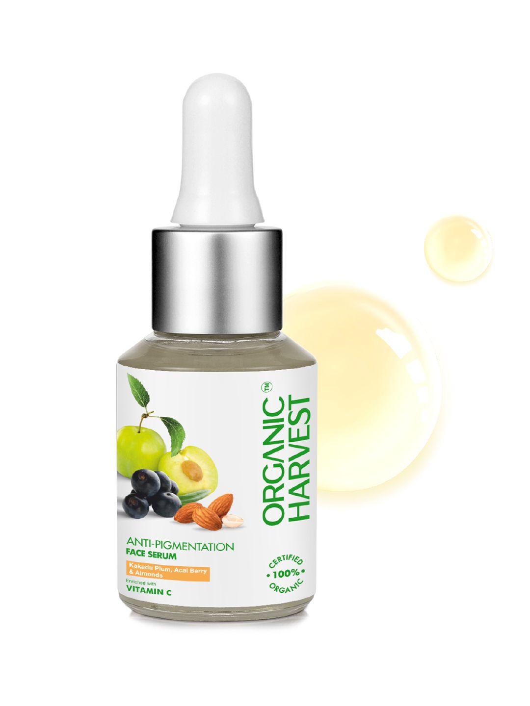 organic harvest anti-pigmentation face serum with kakadu plum & almonds extract