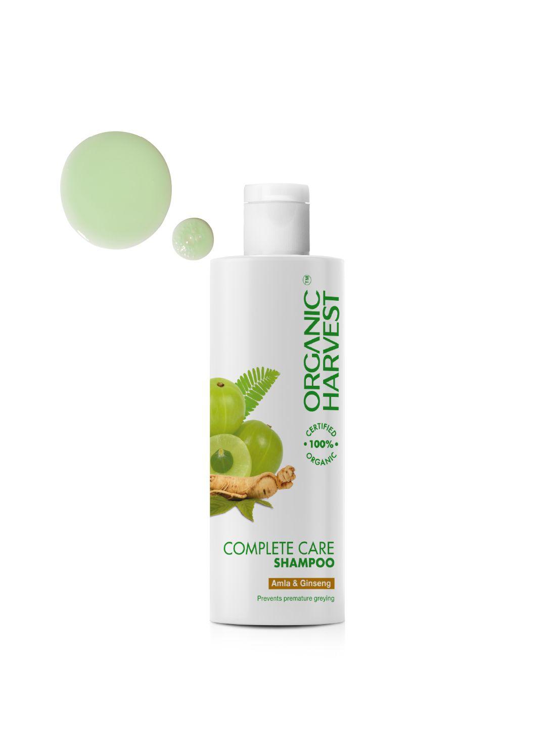 organic harvest complete care shampoo with amla & ginseng extracts