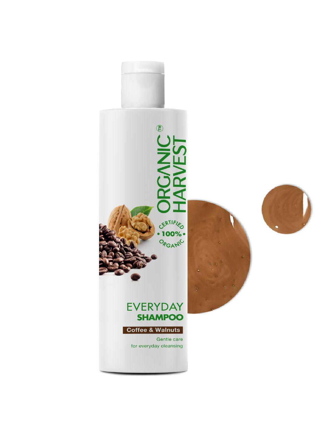 organic harvest everyday shampoo with coffee & walnuts extract