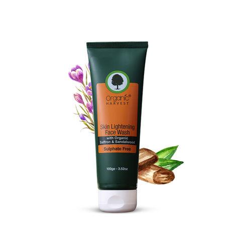 organic harvest face wash - skin lightening (sulphate free) (100 ml)