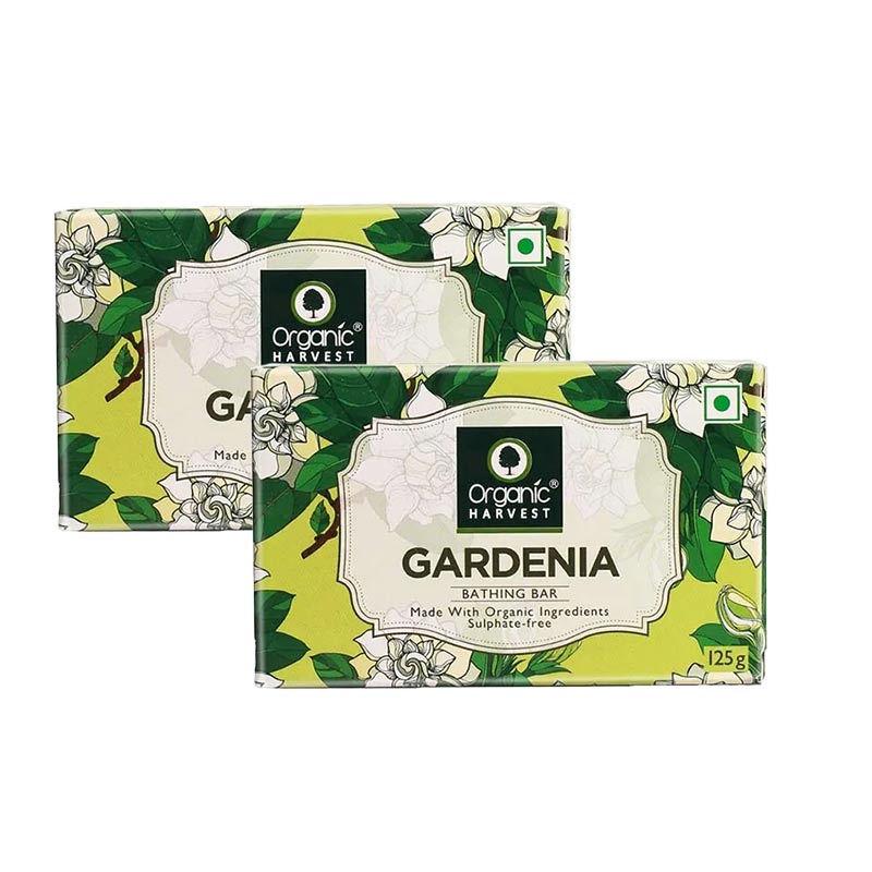 organic harvest gardenia bathing bar - pack of 2