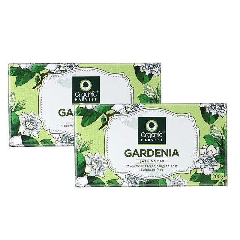 organic harvest gardenia bathing bar - pack of 2
