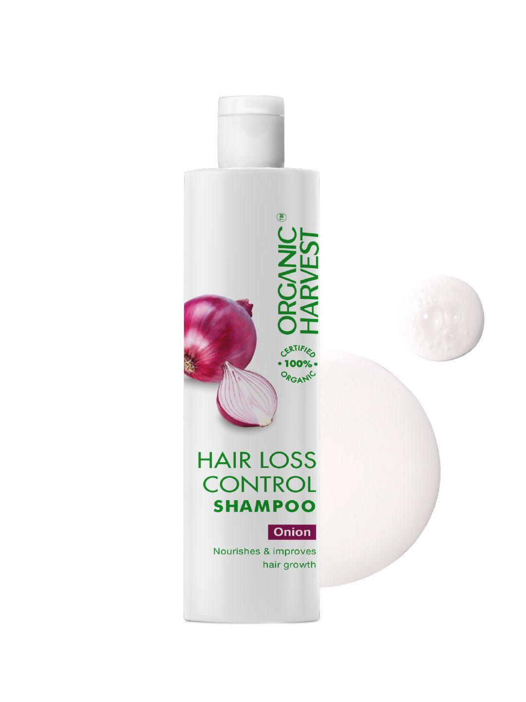 organic harvest hair loss control shampoo with onion extracts