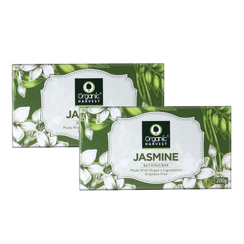 organic harvest jasmine bathing bar - pack of 2