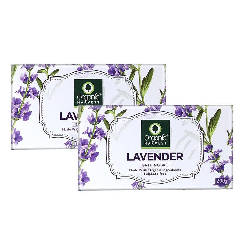 organic harvest lavender bathing bar - pack of 2