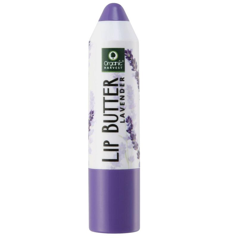 organic harvest lavender lip butter lip balm - light purple