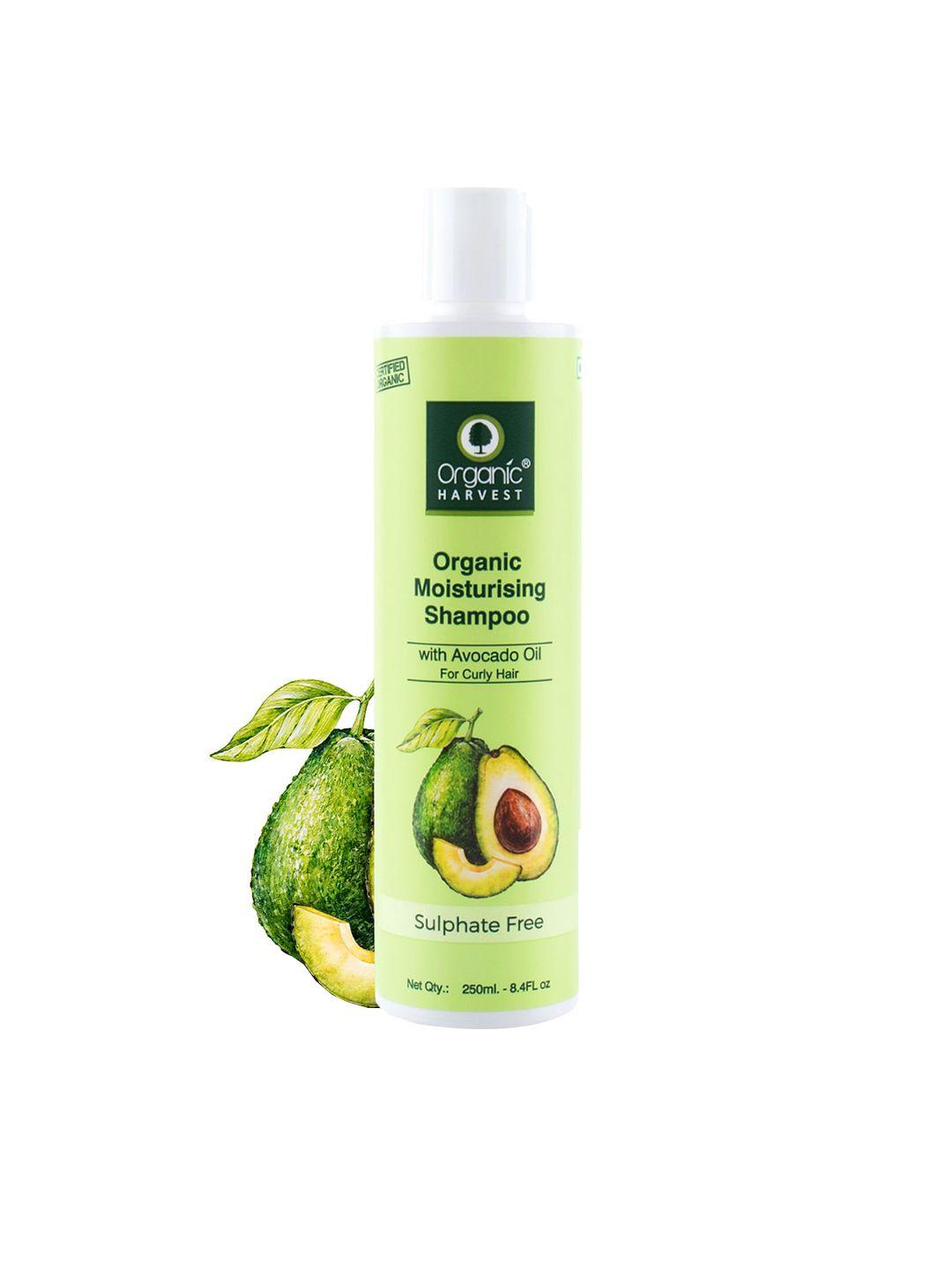 organic harvest moisturising sulphate-free shampoo with avocado oil & aloe vera - 250 ml