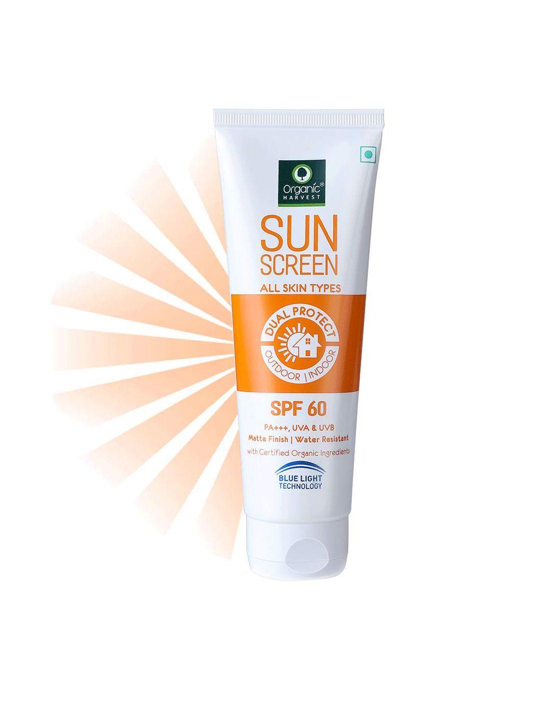 organic harvest set of 2 dual protect sunscreens for all skin types - 100 g each