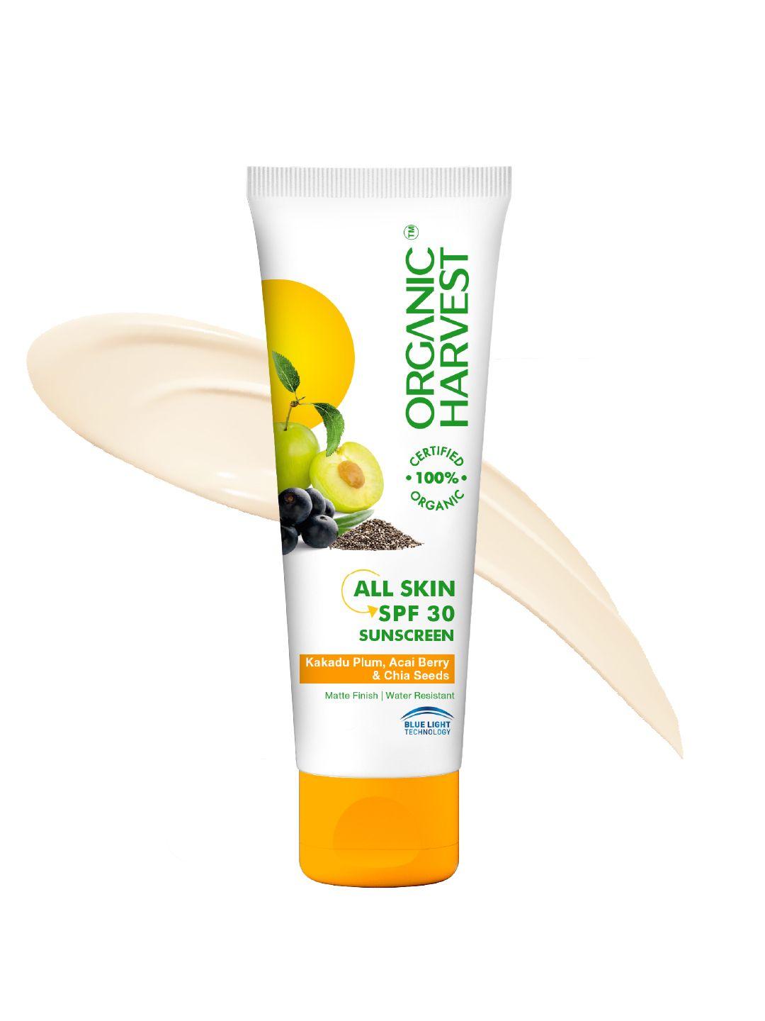 organic harvest spf 30 sunscreen with kakadu plum & chia seeds