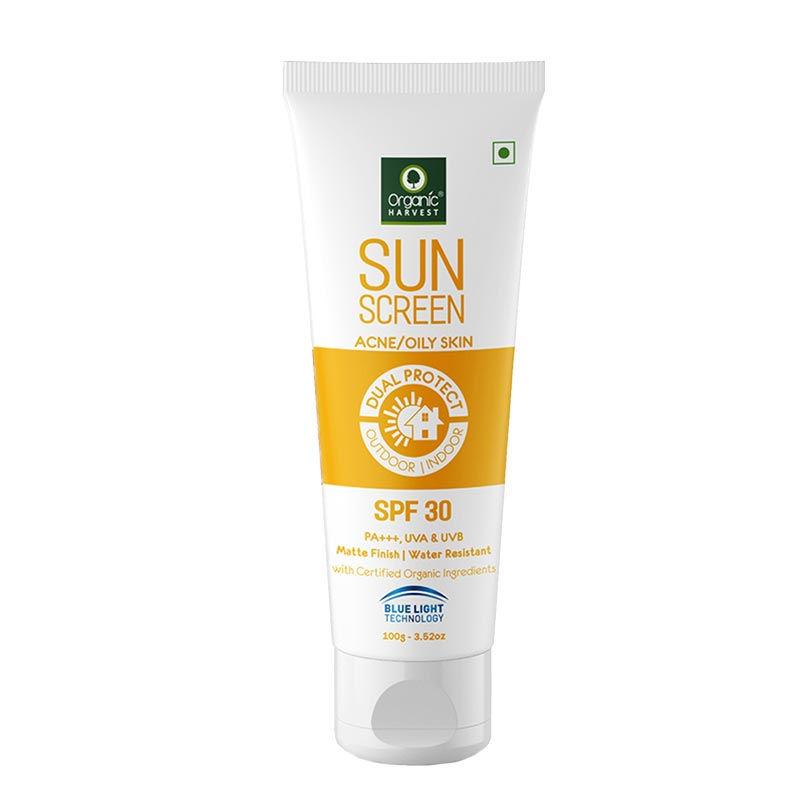 organic harvest sunscreen for oily skin spf 30