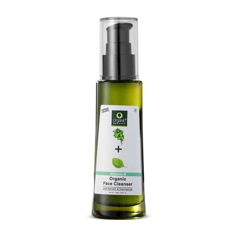 organic harvest vitamin b organic face cleanser with spinach & niacinamide