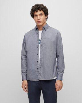 organic oxford cotton regular fit shirt