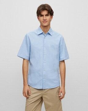 organic oxford cotton regular-fit shirt