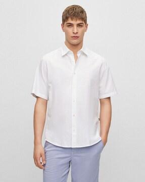 organic oxford cotton regular-fit shirt