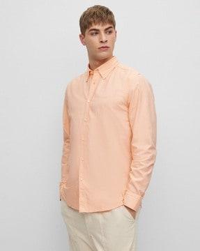 organic oxford cotton regular fit shirt
