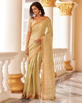 organza silk jacquard ready to wear saree