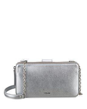 oriana mini metallic sling bag