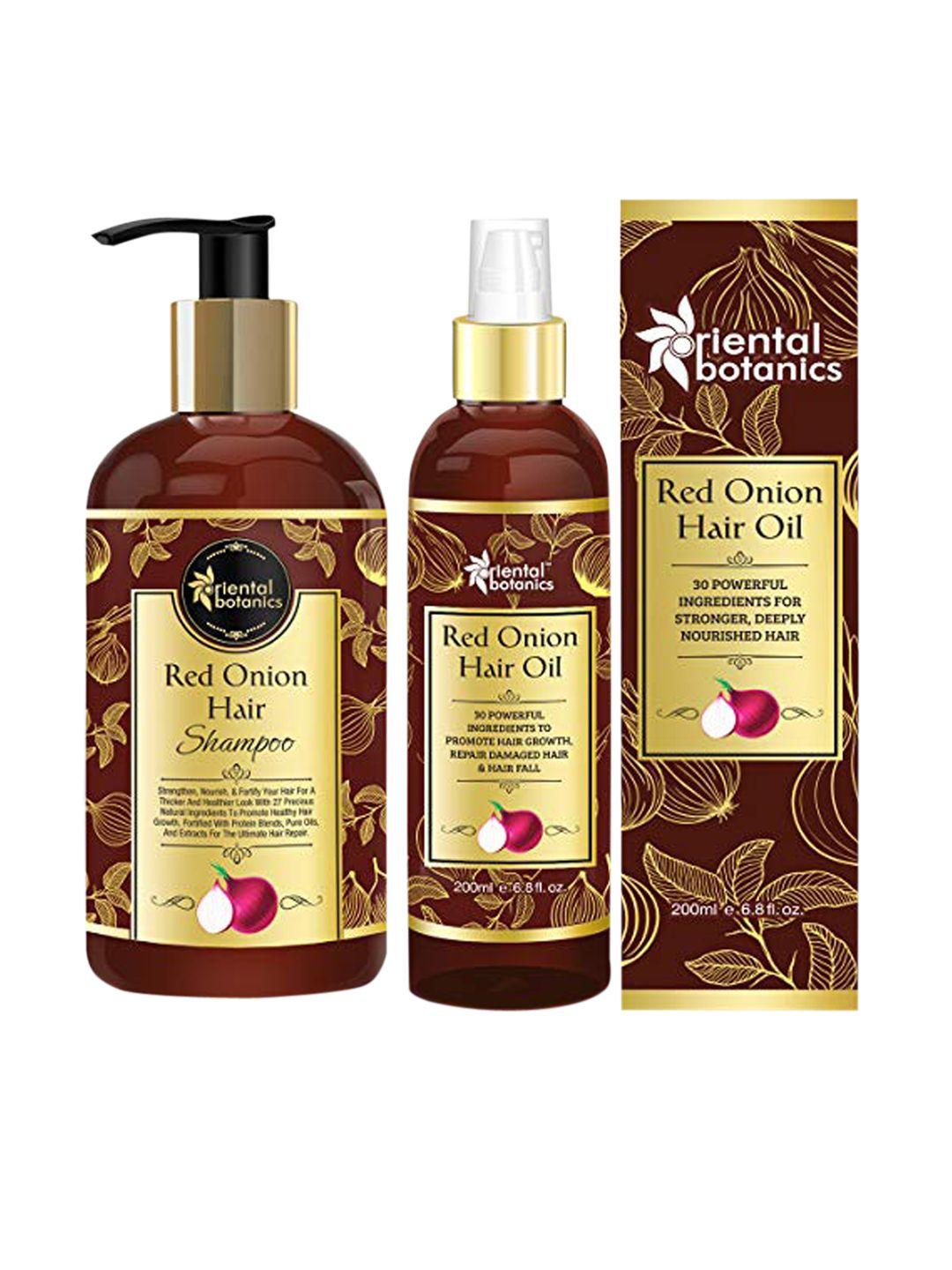 oriental botanics red onion hair shampoo & hair oil combo