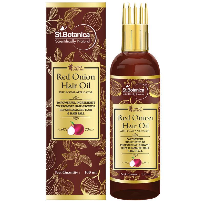 oriental botanics red onion hair oil with comb applicator