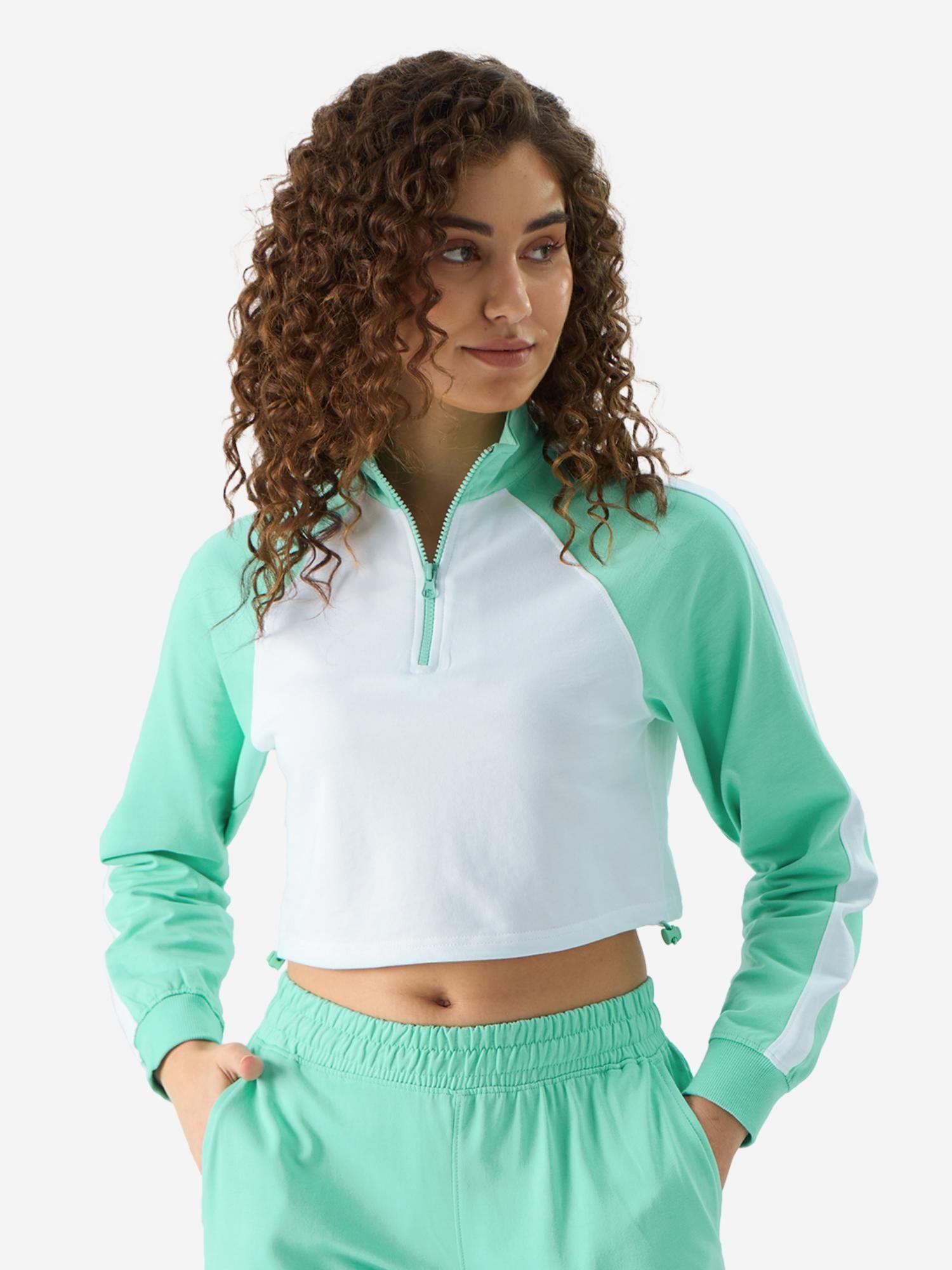 original applemint pre-winter women high neck crop top