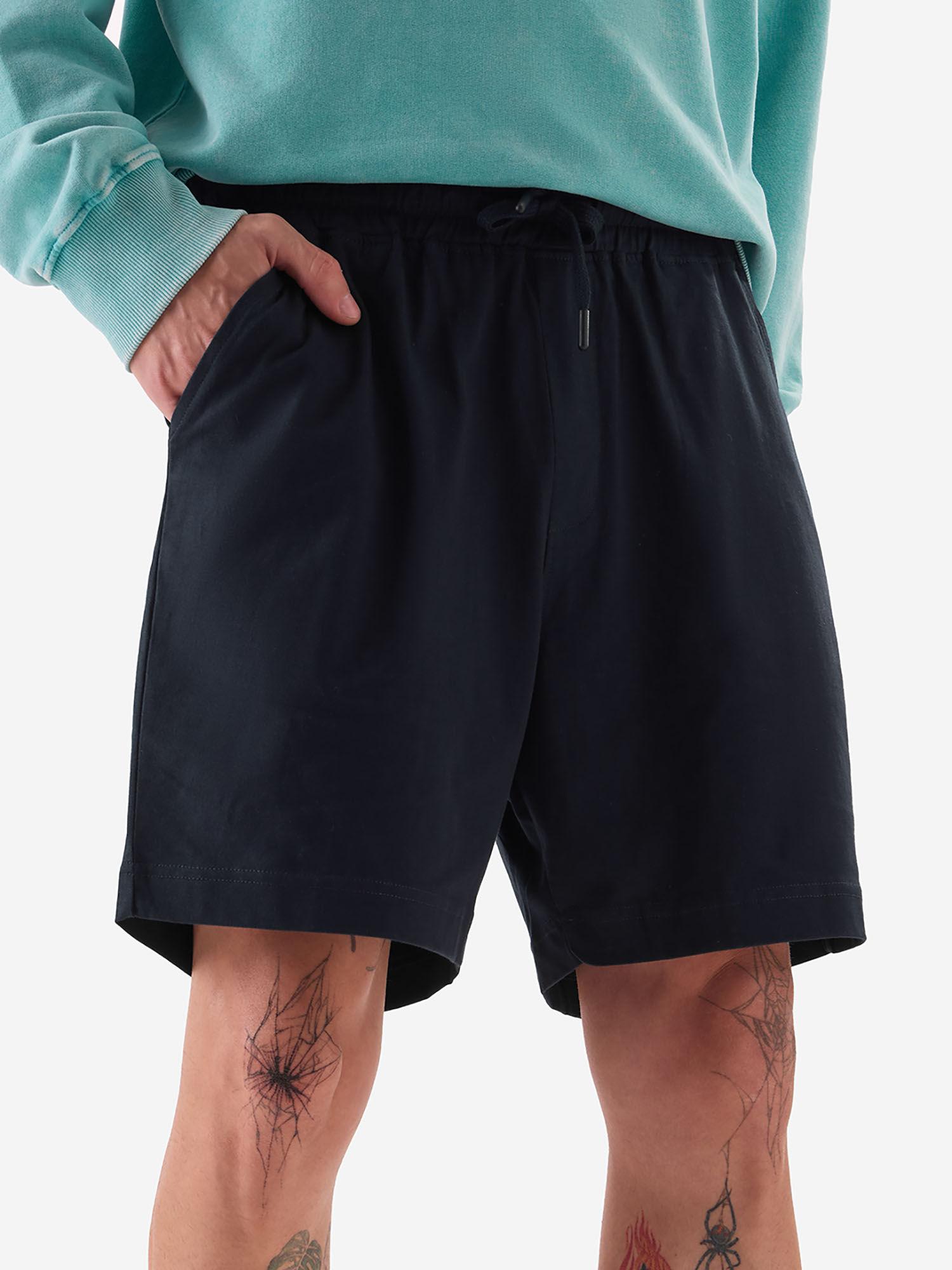 original home shorts : navy blue men home shorts