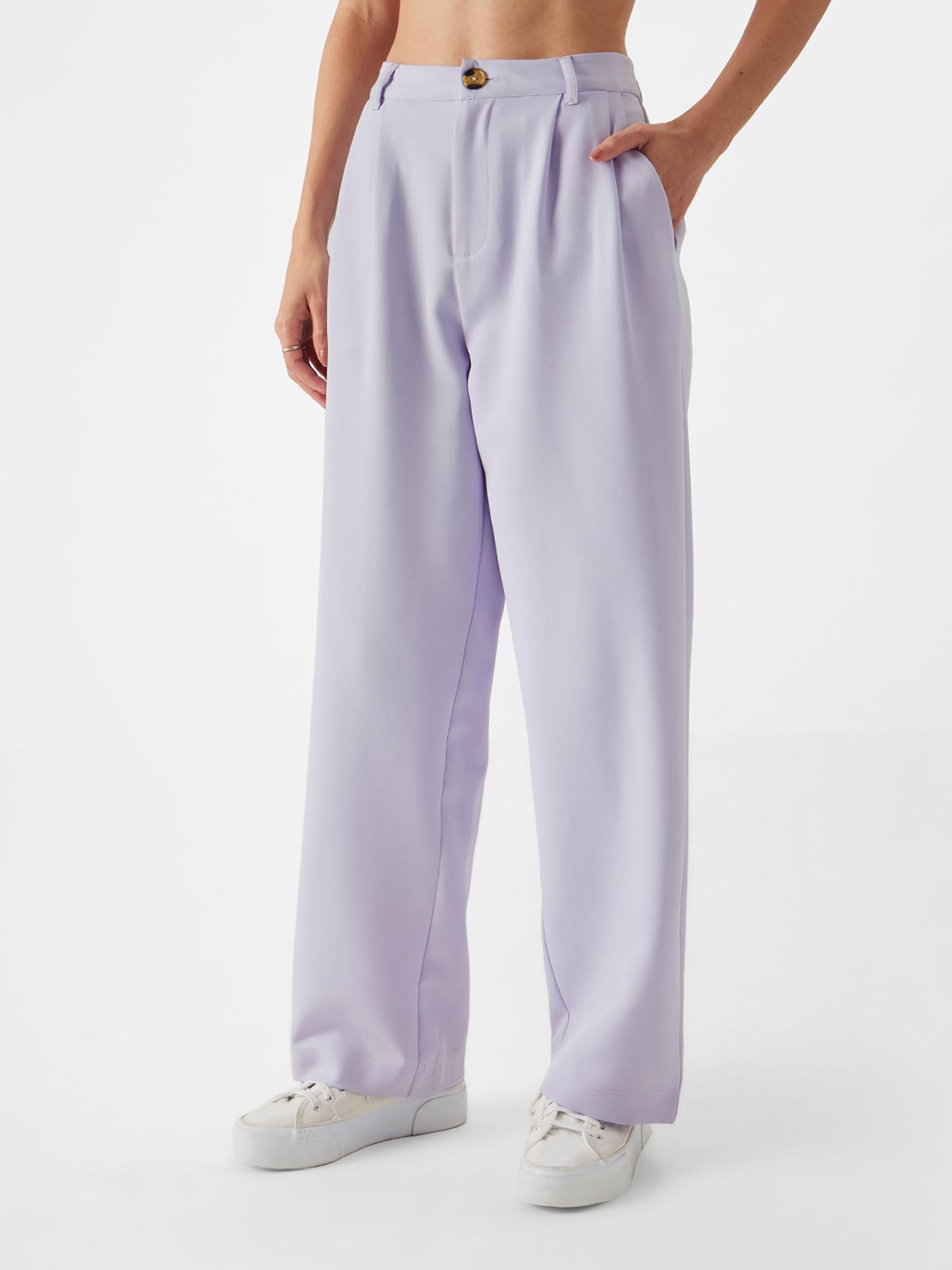 original korean fern lavender women pants