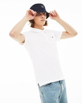 original l.12.12 slim fit petit pique cotton polo t-shirt